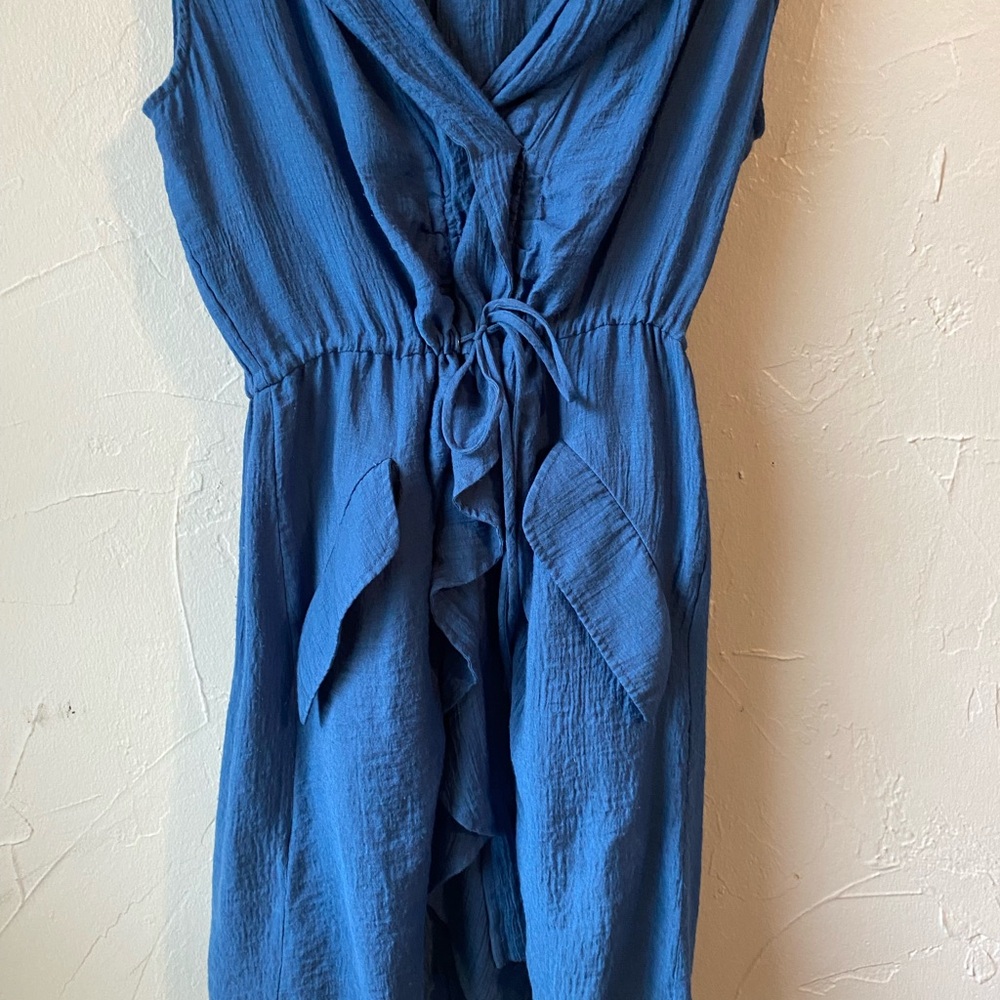 BCBGMaxAzria Blue Sleeveless Dress - Picture 7 of 9